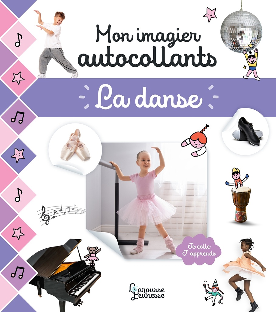 Mon imagier autocollants - La danse