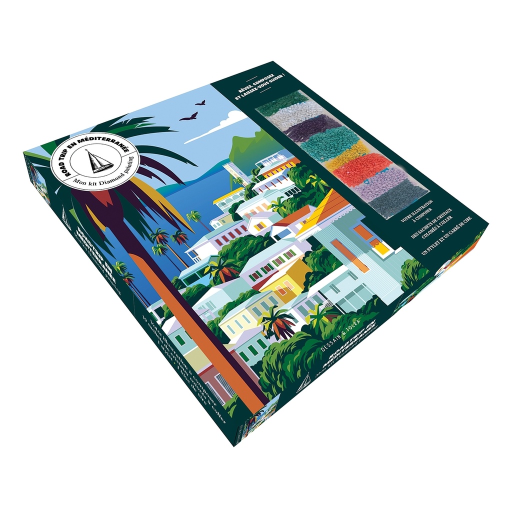 Roadtrip en Méditerranée : Mon kit Diamond painting