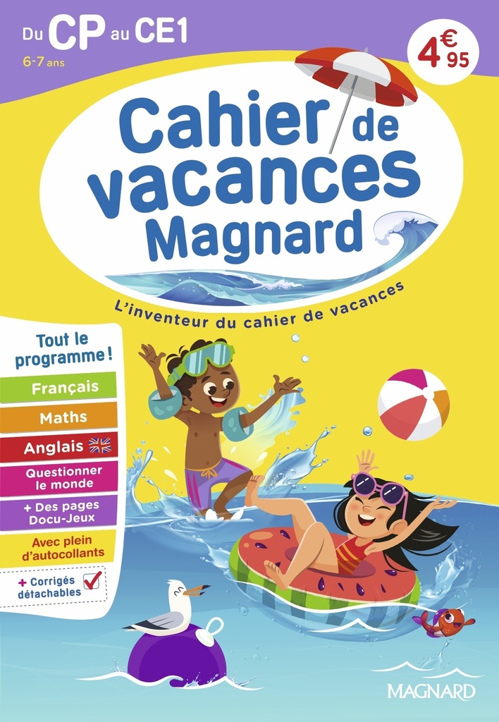 [9782210784468] Cahier de vacances 2026, du CP vers le CE1 6-7 ans