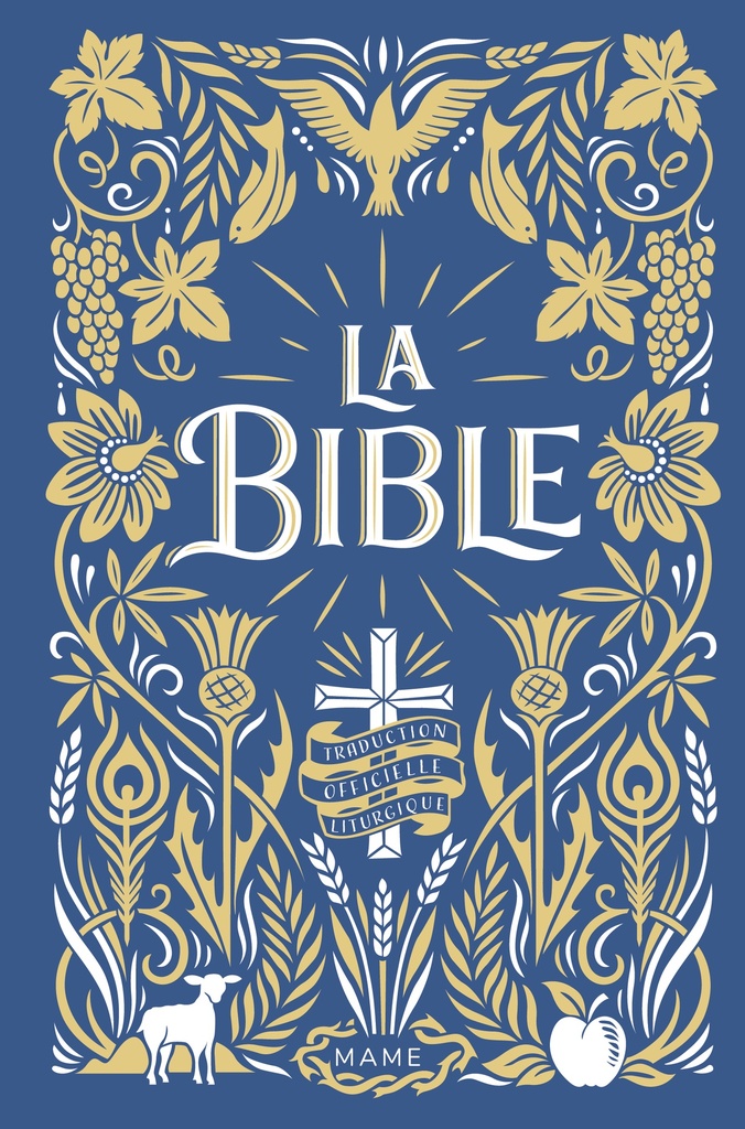 [9782728939152] La Bible – reliée + jaspage foncée - bleu marine