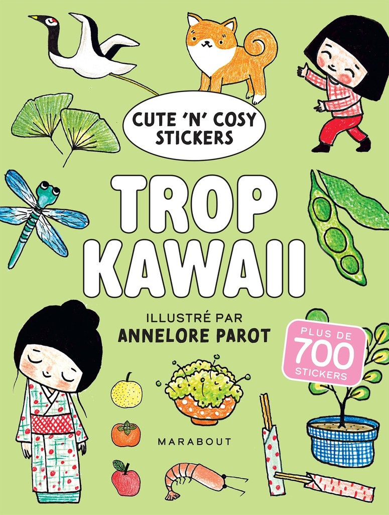 Cute 'n' cosy Stickers - Trop kawaï
