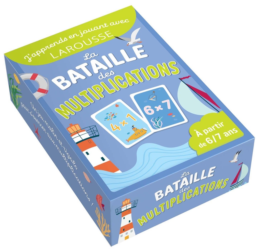 [9782036087248] La Bataille des Multiplications - J'apprends en jouant avec Larousse