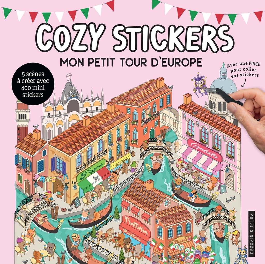 Cozy Stickers - Mon petit tour d'Europe