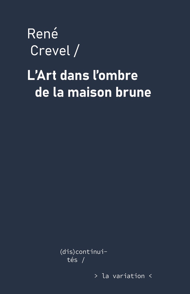 [9782383890560] L'ART DANS L'OMBRE DE LA MAISON BRUNE