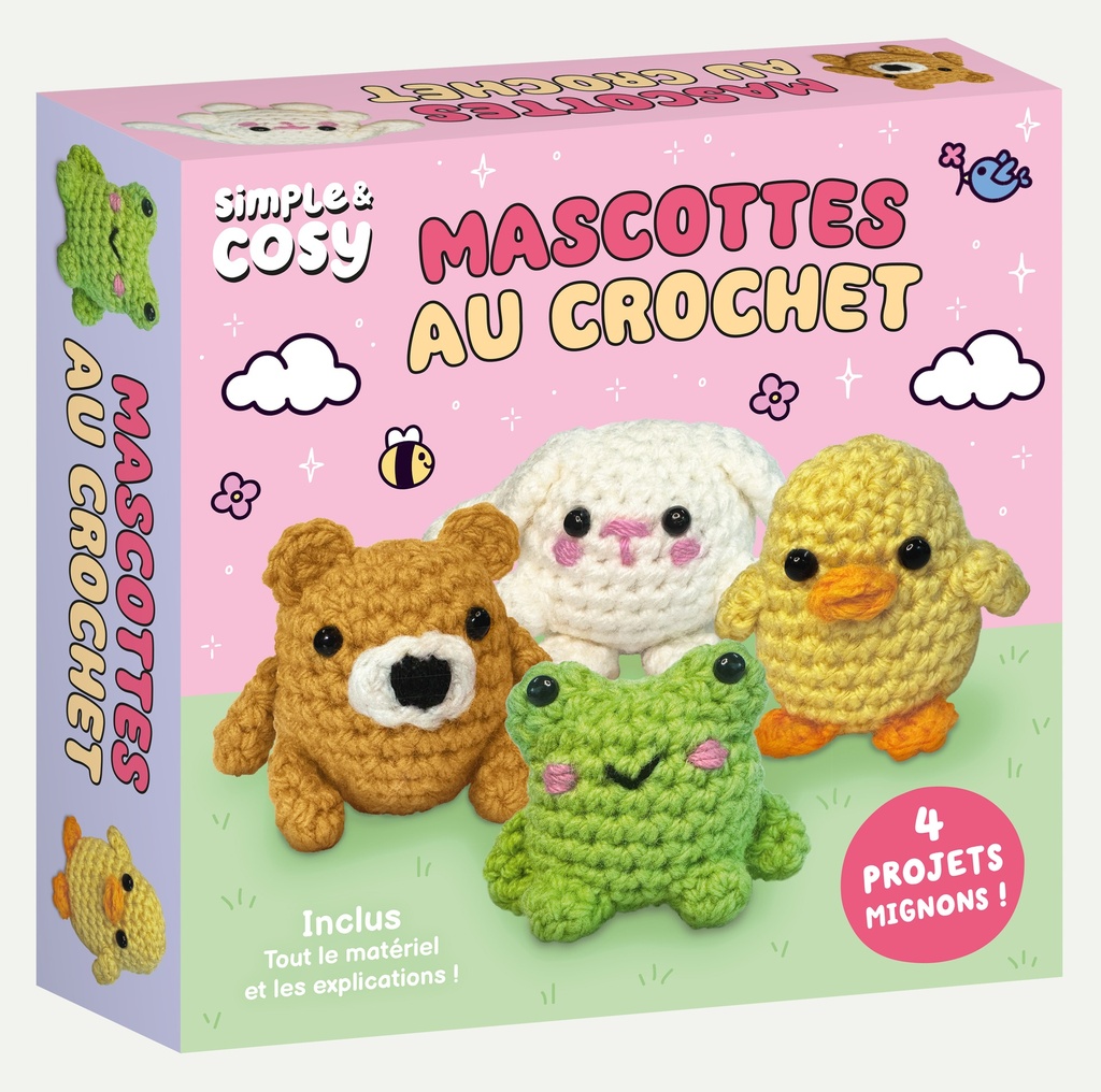 Simple et cosy - Mascottes au crochet
