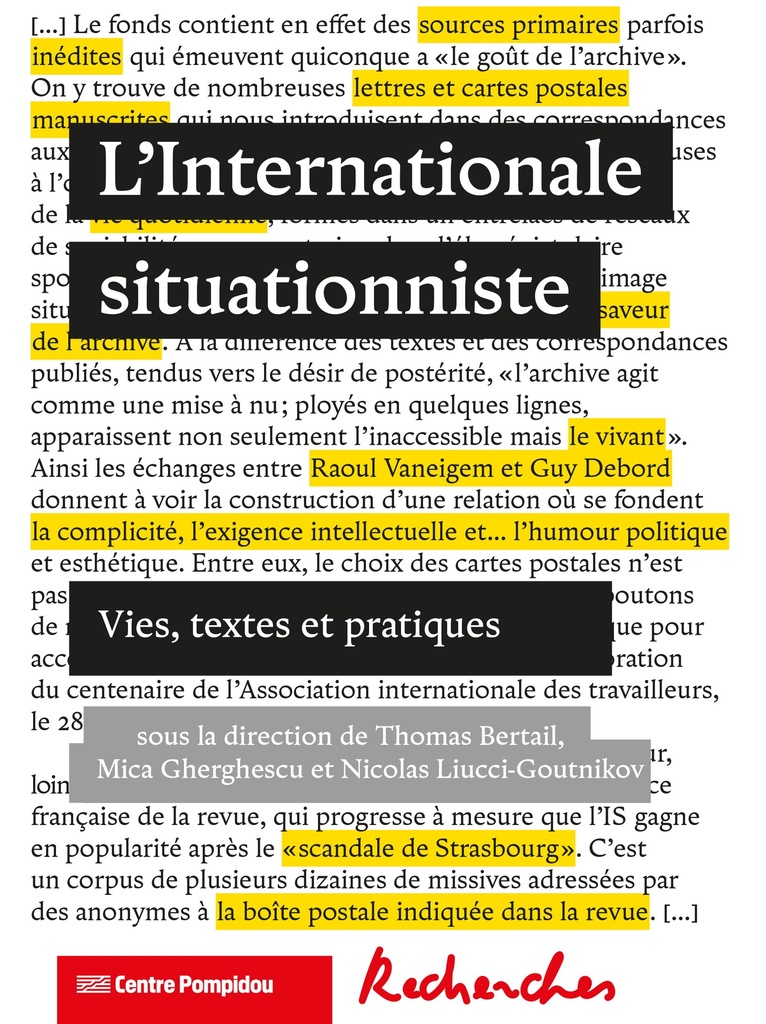 [9782386540394] Recherches n° 4 - L'internationale situationniste.