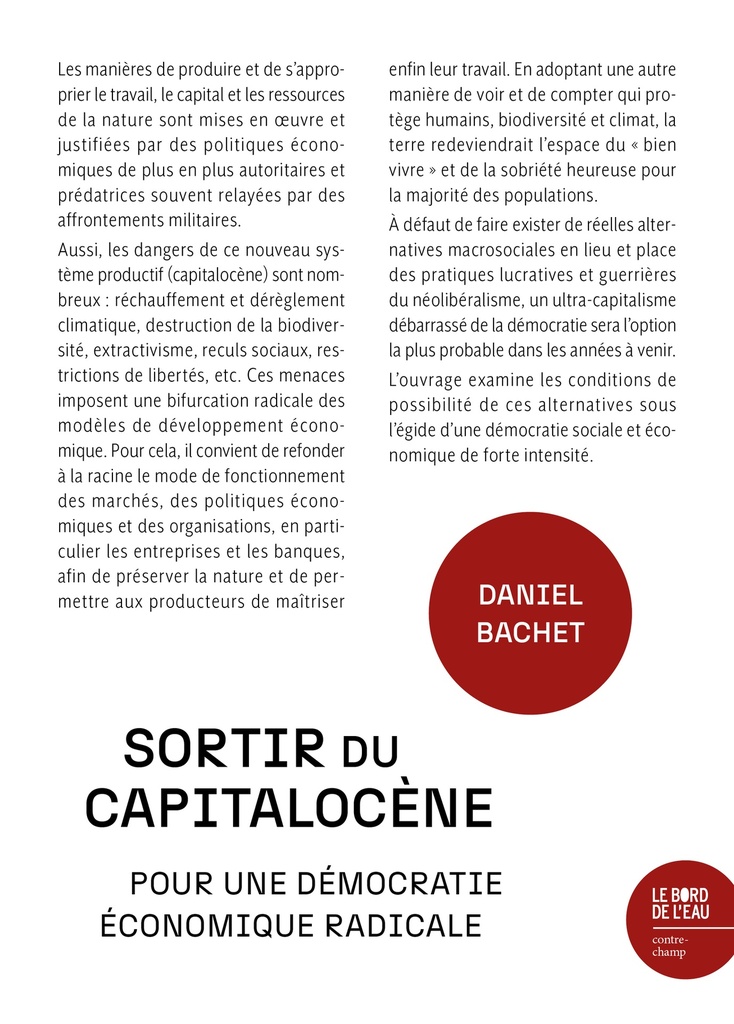 Sortir du capitalocène