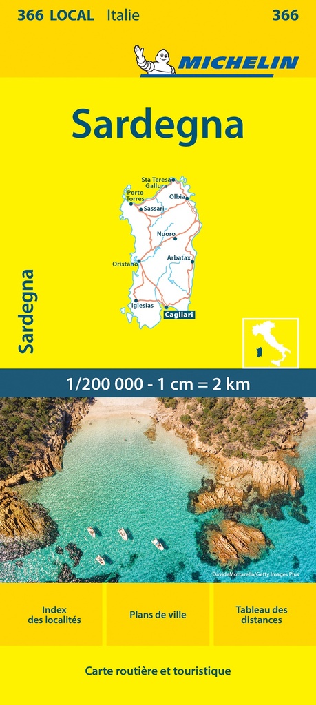 [9782067127289] SARDEGNA 11366 CARTE ' LOCAL ' ( Italie ) MICHELIN