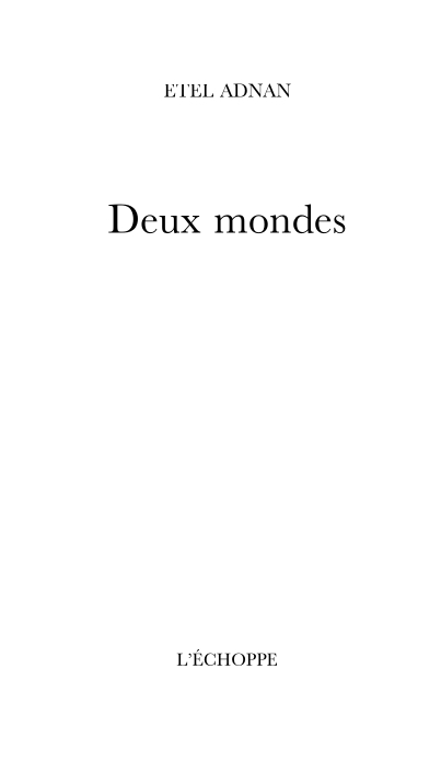 [9782840683506] Deux mondes