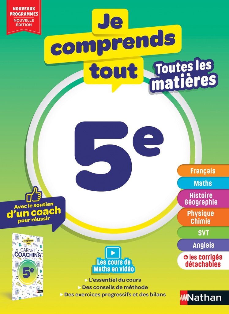 [9782095059439] Je comprends tout - Tout en un 5ème