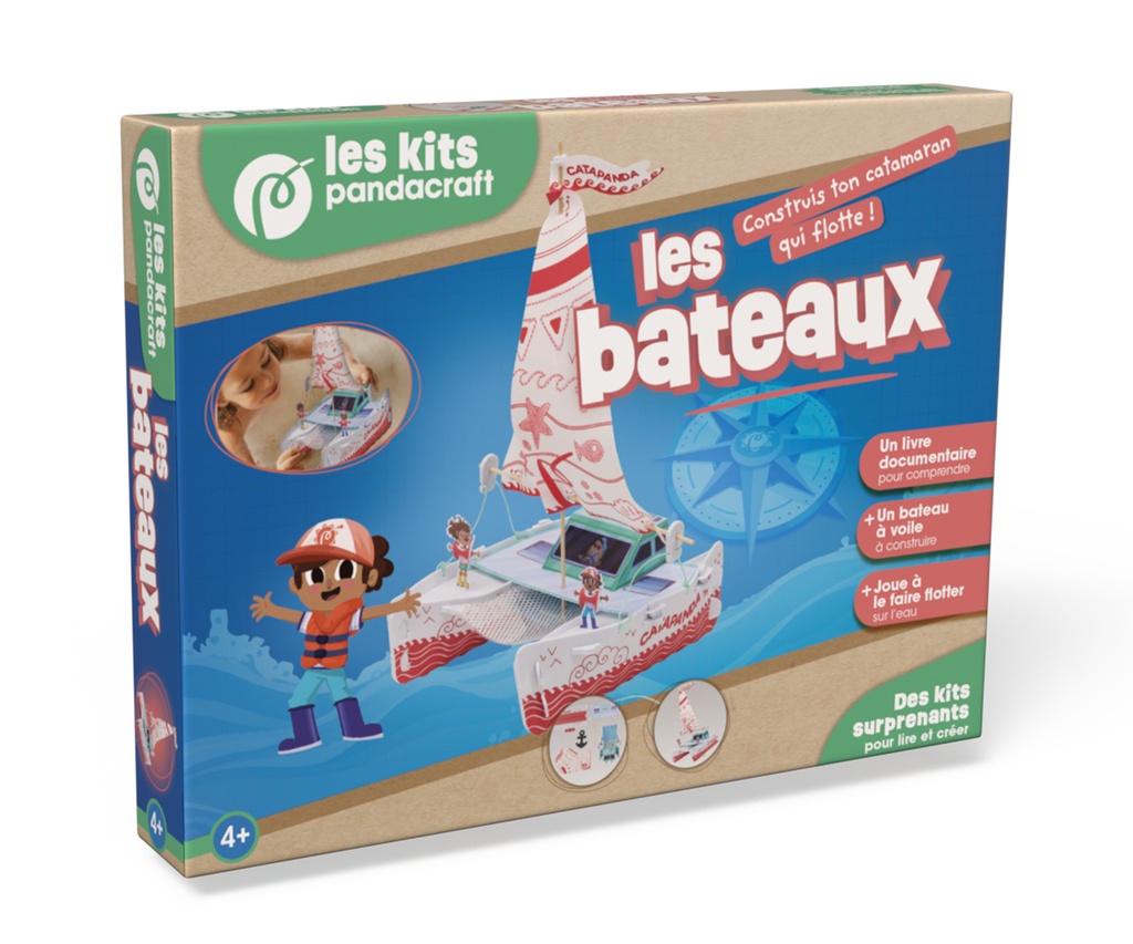 [9782492898747] Les bateaux - Kit Pandacraft dès 4 ans