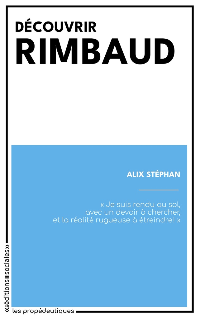 DéCOUVRIR RIMBAUD