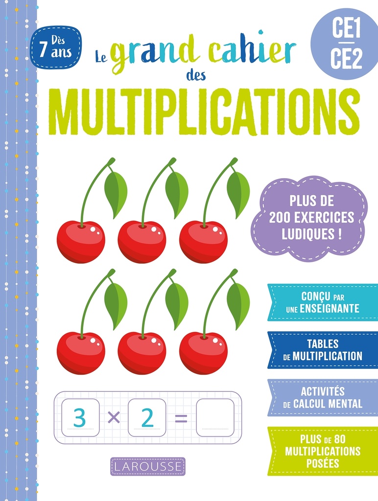 [9782036091207] Le grand cahier des multiplications - CE1/CE2