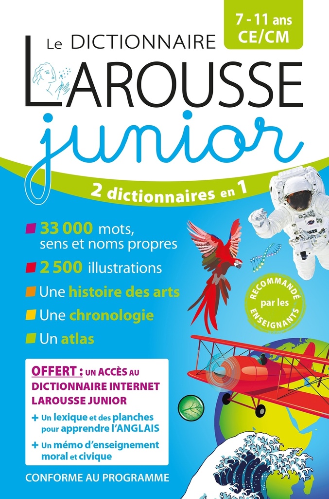 [9782036068926] Le dictionnaire Larousse Junior et son dictionnaire en ligne - 7/11 ans - CE/CM