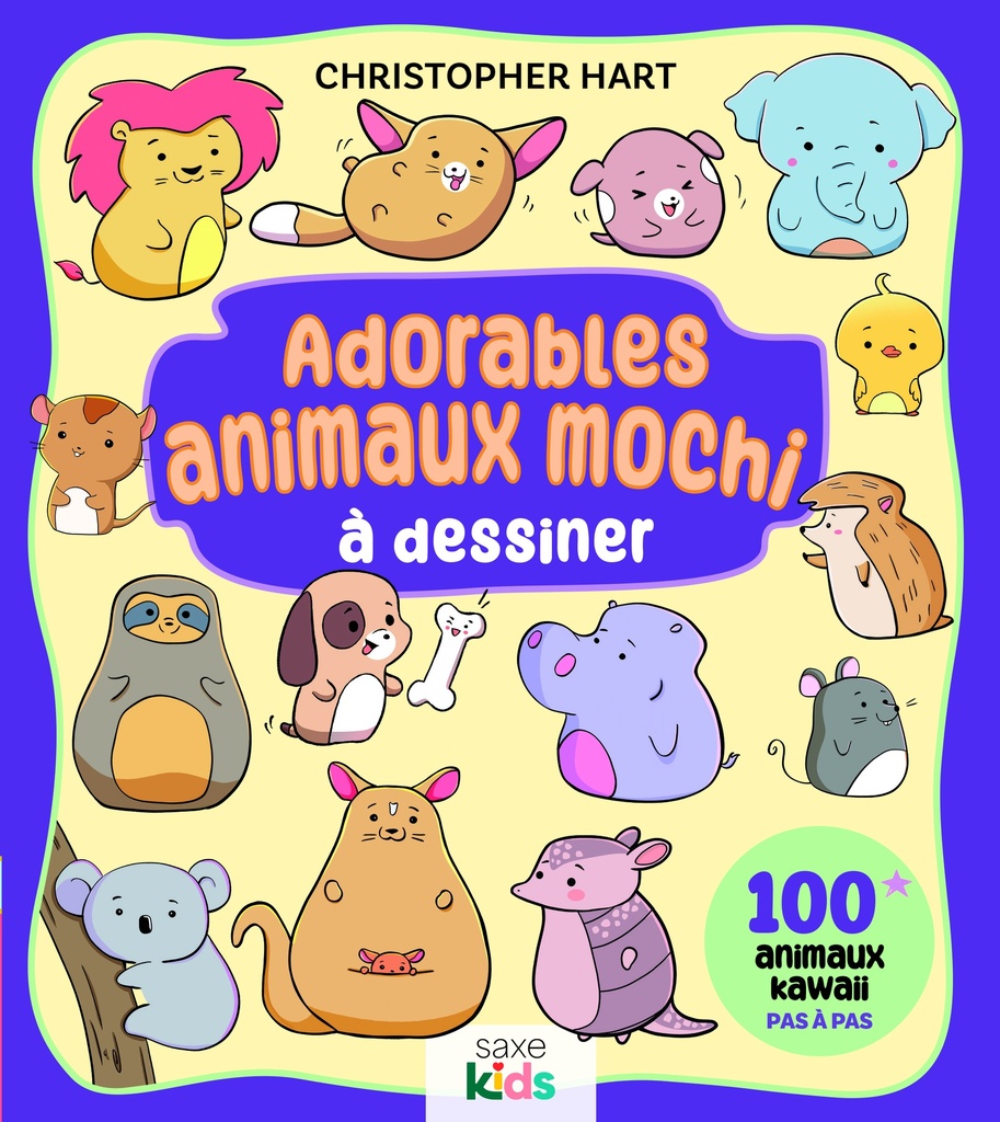 [9782756543123] Adorables animaux mochi à dessiner