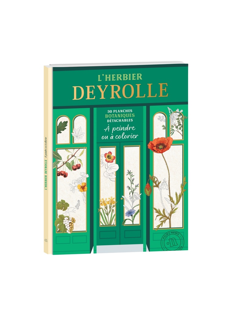 L’Herbier Deyrolle à colorier - Livre de coloriage adulte, botanique, planches détachables, activité anti-stress et relaxation