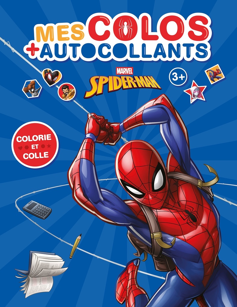[9782017376323] SPIDER-MAN - Mes colos + autocollants - MARVEL