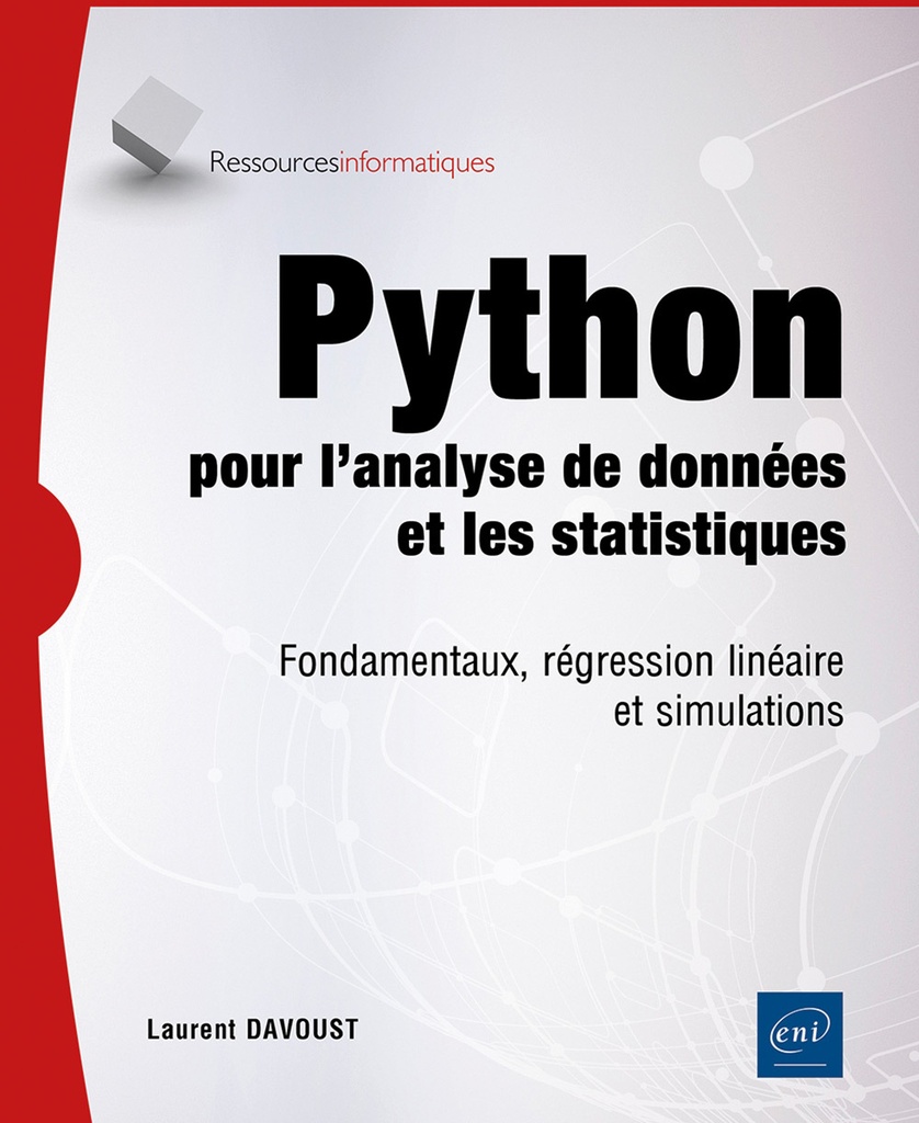 [9782409054877] Python pour l’analyse de données et les statistiques - Fondamentaux, régression linéaire et simulati