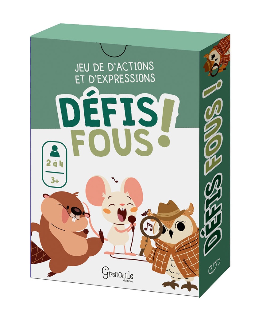 [9782384863709] DEFIS FOUS ! JEU D'ACTIONS ET D'EXPRESSIONS