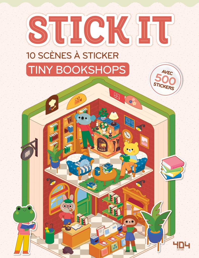 [9791032410998] Stick It - 140 scènes à sticker - Tiny Bookshops