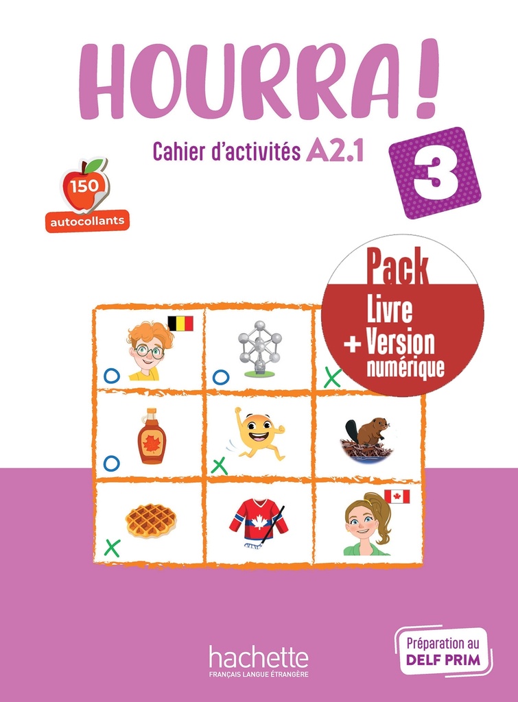 [9782017339335] Hourra ! 3 - Pack Cahier d'activités + Version numérique (A2.1)