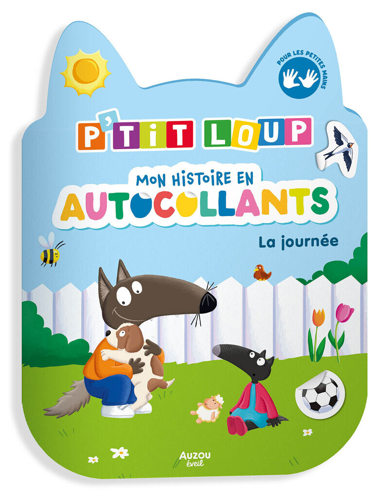 [9791039554558] P'tit loup - Mon histoire en autocollants - La journée