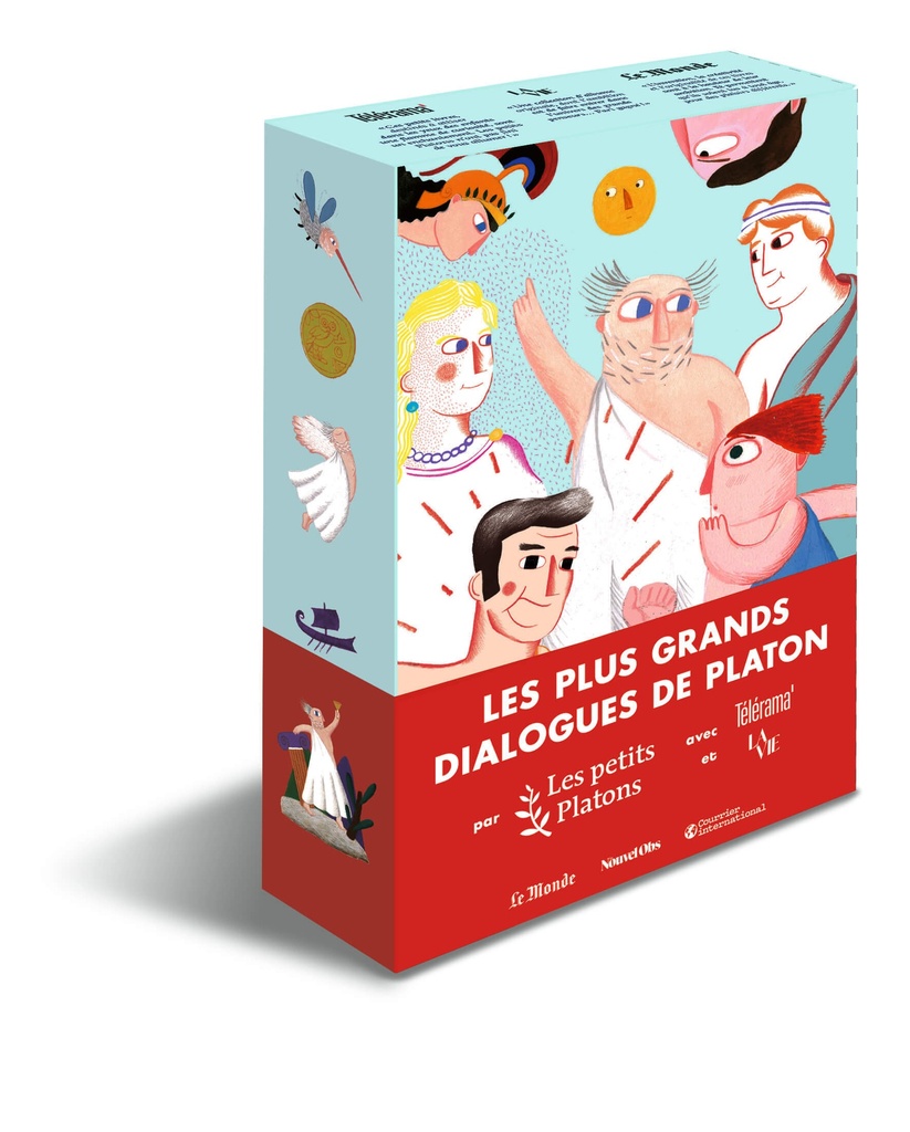 [9782361651251] Coffret les plus grands dialogues de Platon adaptés par Les petits Platons