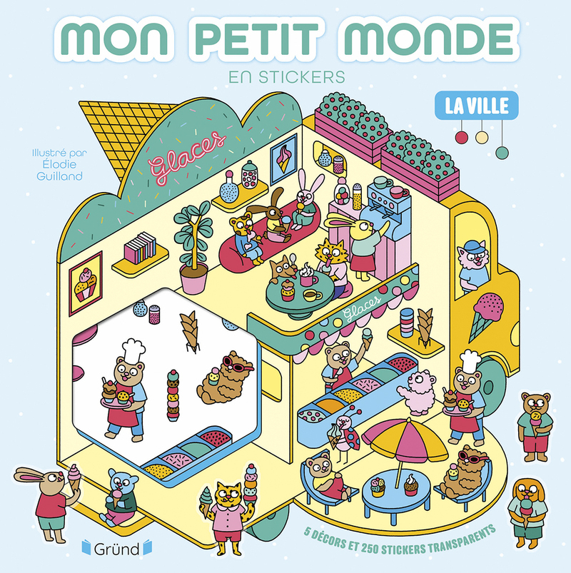 Mon petit monde en stickers - La ville