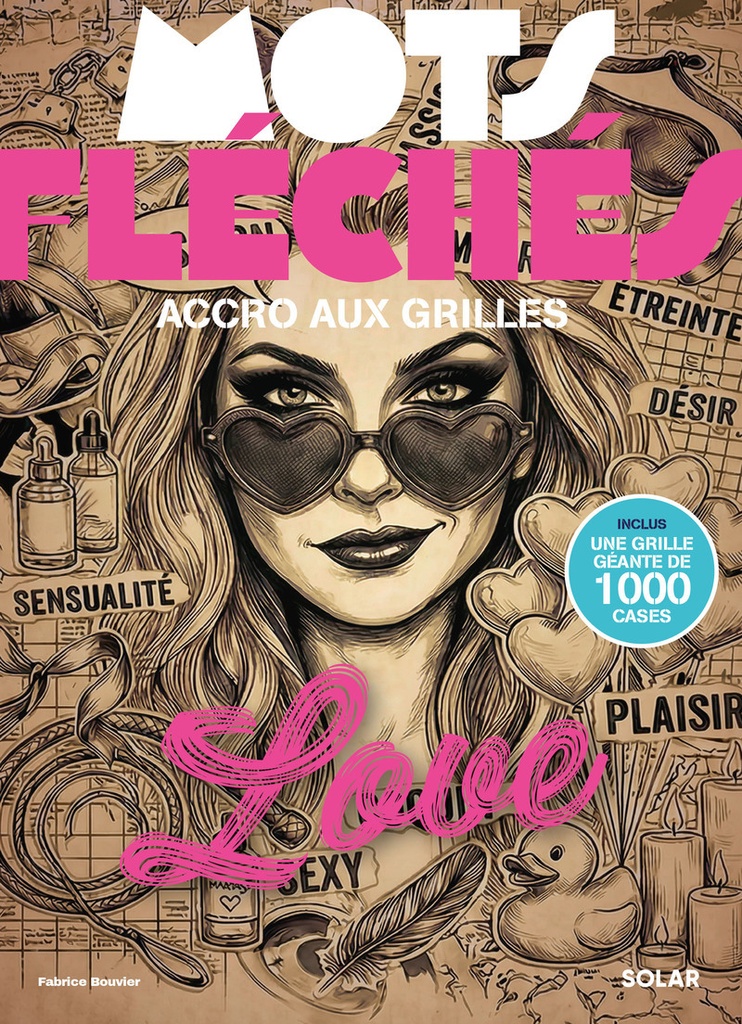 [9782263195594] Mots fléchés Love - Accro aux grilles