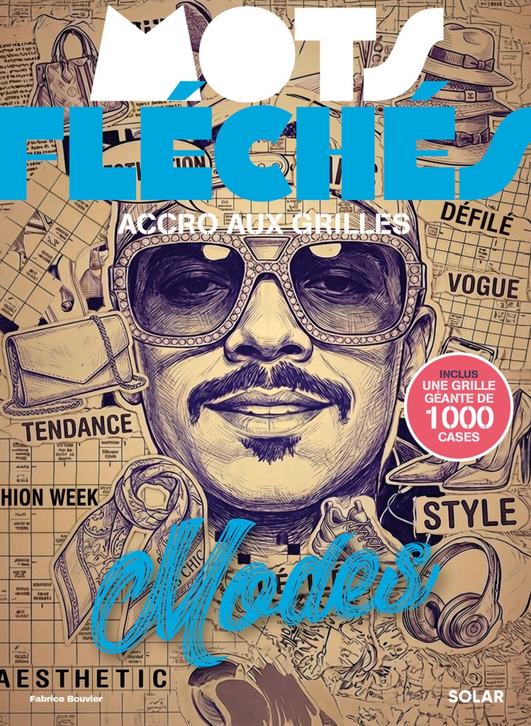 [9782263195570] Mots fléchés modes - Accro aux grilles