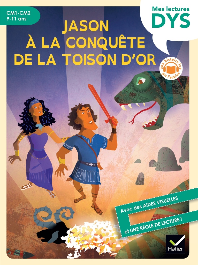 [9782401120778] Jason à la conquête de la Toison d'or - Lecture adaptée - CM1-CM2