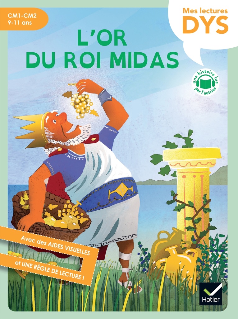 [9782401120747] L'or du roi Midas - Lecture adaptée - CM1-CM2
