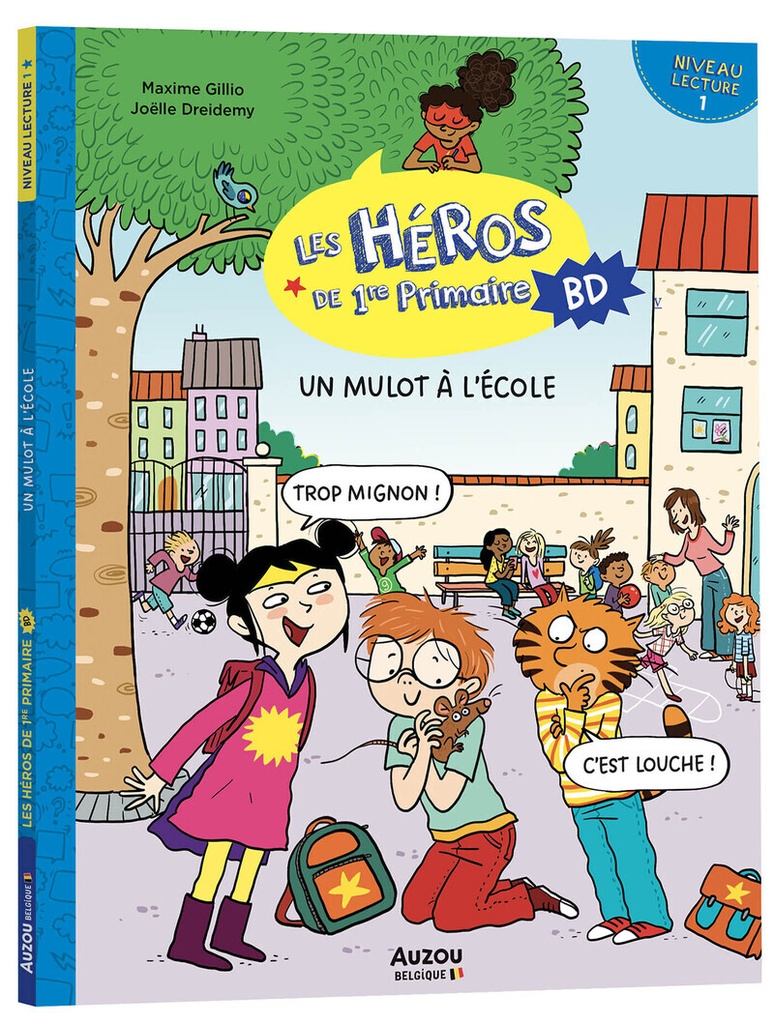 [9791039559799] Les héros de 1re primaire en bd - niveau 1 - un mulot à l'école
