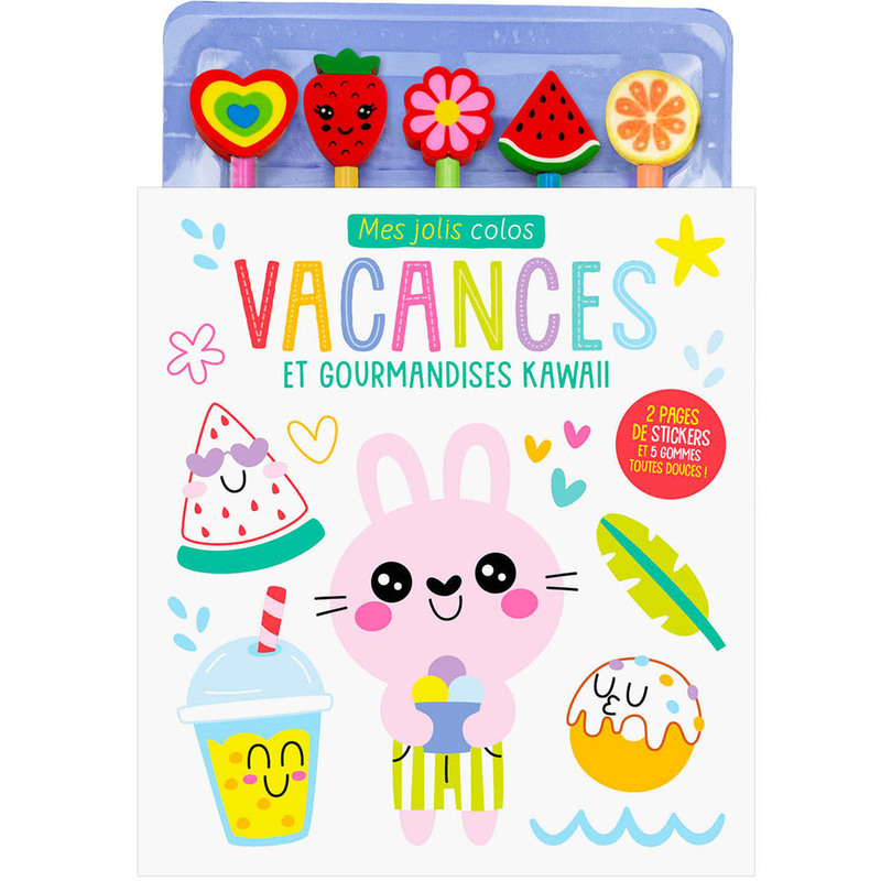 [9782384537174] Mes jolis colos - vacances et gourmandises kawaii