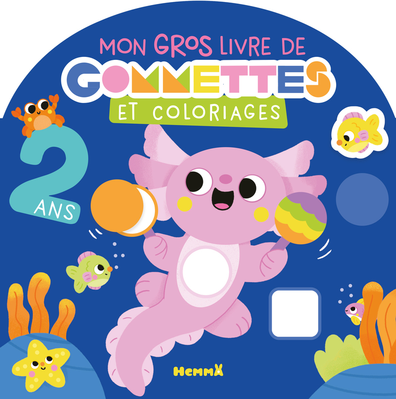 [9782508064197] Mon gros livre de gommettes et coloriages - 2 ans