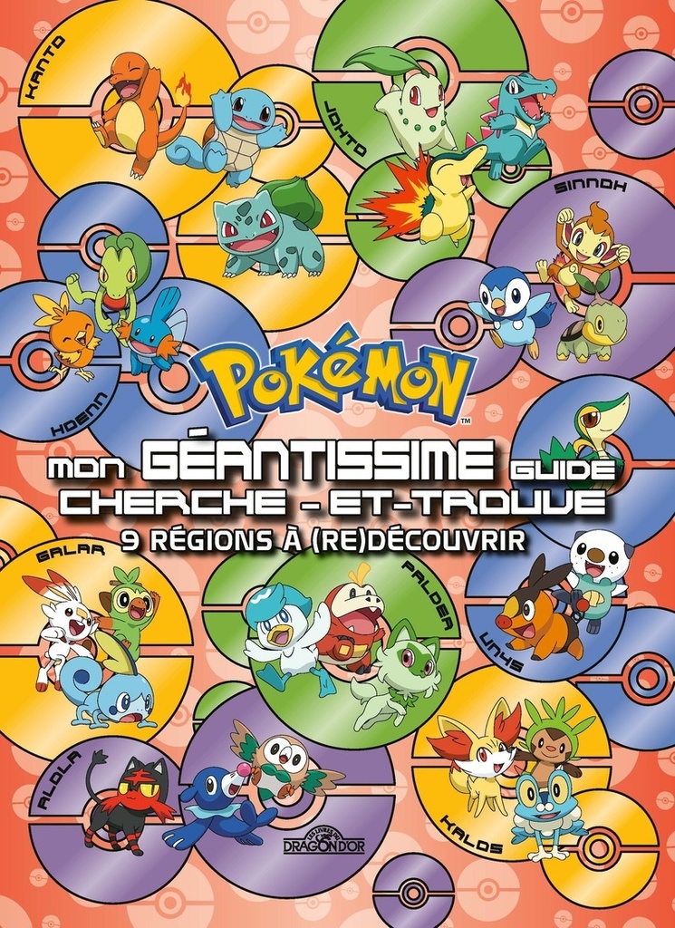 [9782821219441] Pokémon - Mon géantissime guide cherche-et-trouve - 9 régions à (re)découvrir