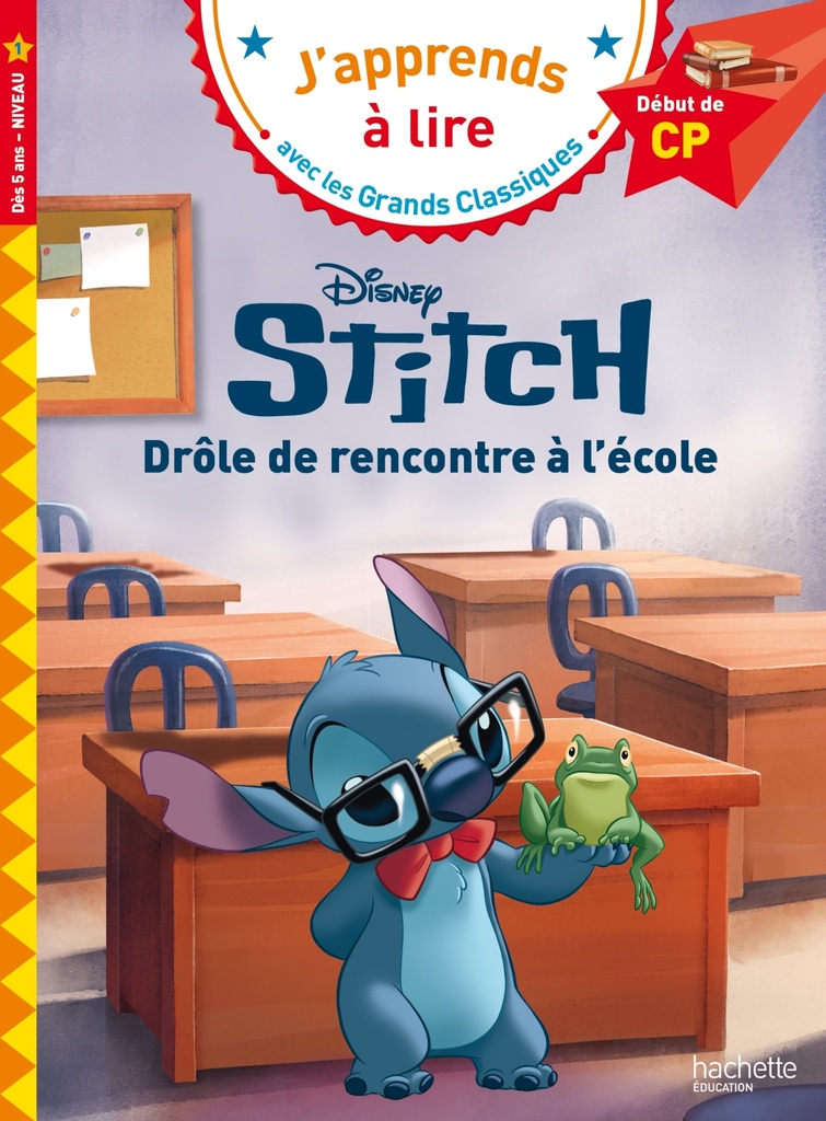 [9782017369967] Disney - Stitch - Drôle de rencontre à l'école, CP niveau 1