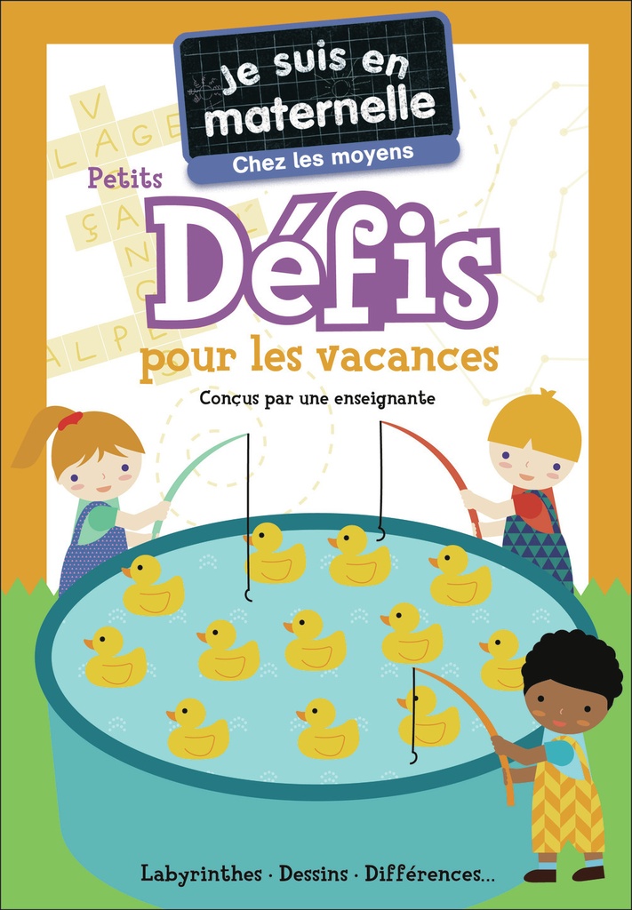 [9782080151346] Je suis en maternelle - Je suis en maternelle - Chez les moyens - Petits défis pour les vacances