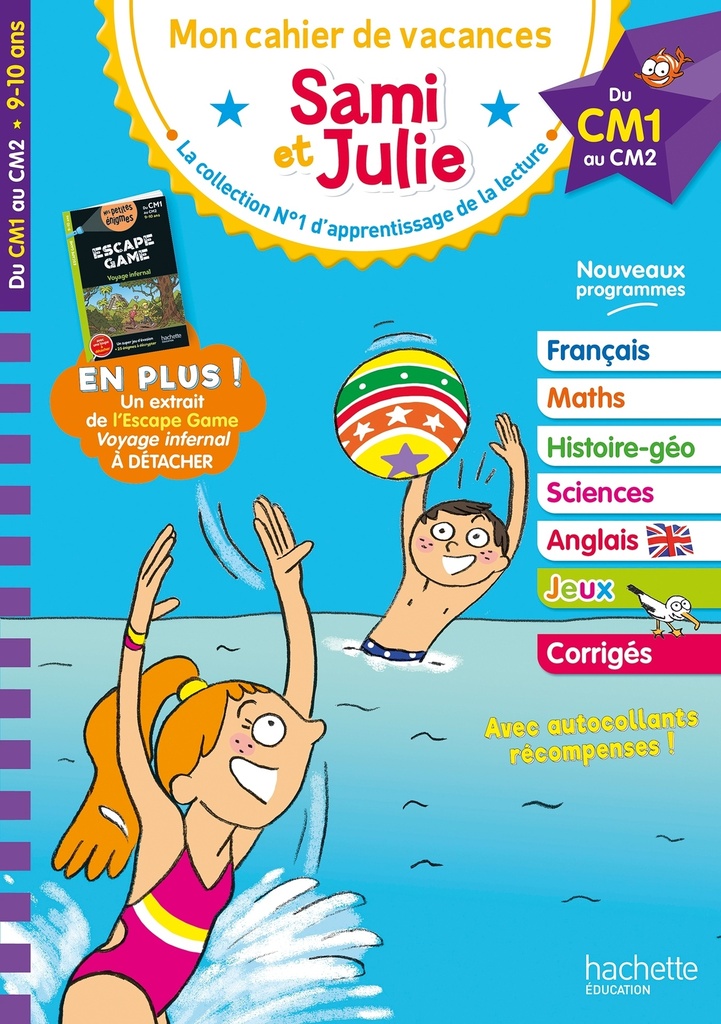 [9782017326366] Sami et Julie - Du CM1 au CM2 - Cahier de vacances 2026